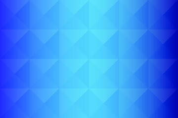 Abstract blue gradient polygon template background. Triangle pattern design with crystal shape 3d style. design for business, cover, wallpaper, backdrop, cover, and graphic design.