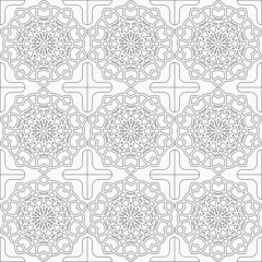 line islamic seamless pattern vector 