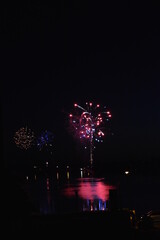 fireworks on the river