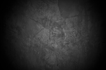 Old wall texture cement dark black gray  background abstract grey color design are light with white gradient background.