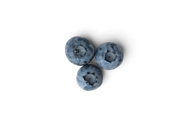Blueberry isolated on white background.