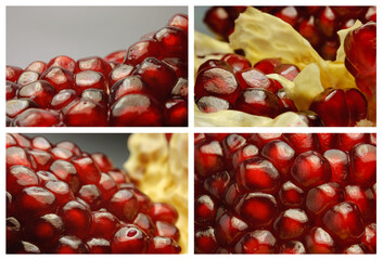 Close up of pomegranate fruit