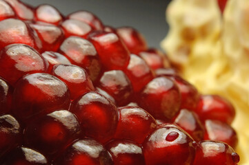 Close up of pomegranate fruit