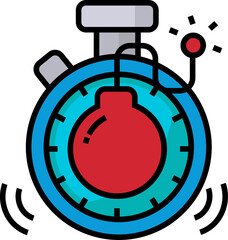 Deadline icon. Business concept icon style