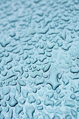 Water drops close up.