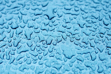 Water drops close up.