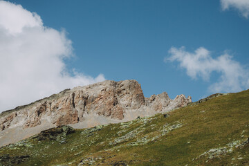 mountain landscape with sky