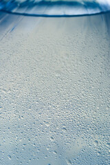 weeping of water on bottle surface
