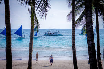 Sailor Boat in Boracay Sea