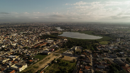 climate change is drying up rivers in brazil's interior - drone photo