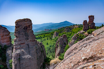 Natural phenomenon and the medieval fortress in Belogradchik, Bulgaria