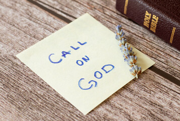 Call on God and Jesus Christ. Pray, listen and search for God. Relationship and communication with...