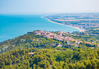 Monte Conero (Marche, Italy) - The promontory in Adriatic Sea, in the municipality of Sirolo...