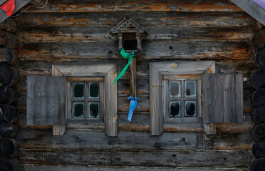 Old wooden house in the city of Torzhok
