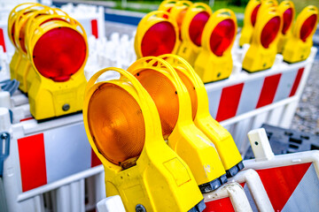 security barrier at a construction site