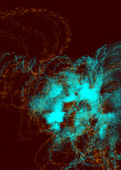 abstract background with waves