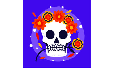 Flower Skull 2