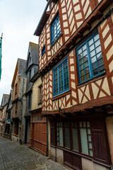 Vitre mother houses. Ille-et-Vilaine department, Brittany region, France