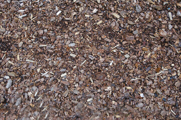 Kiefernrindenmulch im Barfußparcours