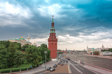 Fototapeta premium View of the Kremlin and the Moscow River