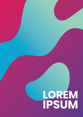 Modern abstract design cool gradient shapes Futuristic design.  for cover, banner, flyer, poster. Eps10 vector editable