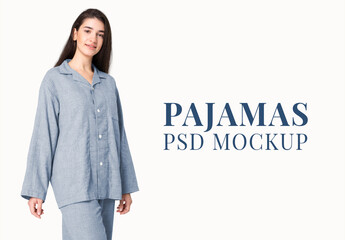 Pajamas Mockup Women’S Nightwear
