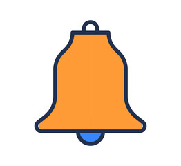 school bell icon. vector illustration