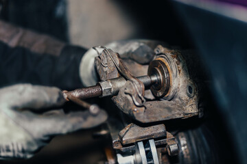 car caliper brake cylinder repair