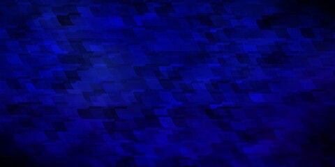 Dark BLUE vector pattern in square style.