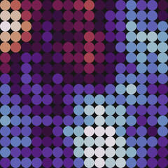 Color Pixels Cloud Abstract Computational Generative Art background illustration