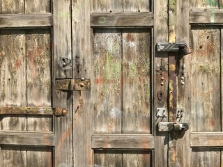 Detailed View of an Old Door