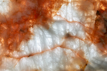Textura natural de mármore Onix avermelhado  para  fundo de cena luxuoso para decoração de interiores e design.