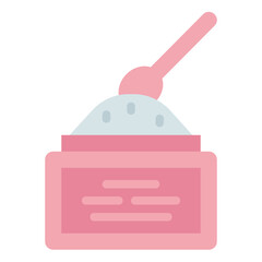 body scrub flat icon