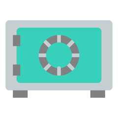 safe box flat icon
