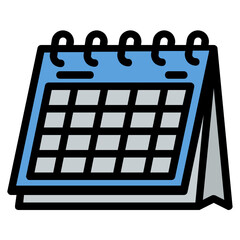 calendar Color line icon