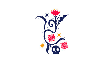 Floral Skull icon