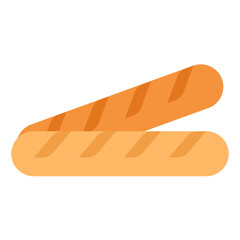 baguette flat icon