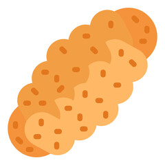 challah flat icon