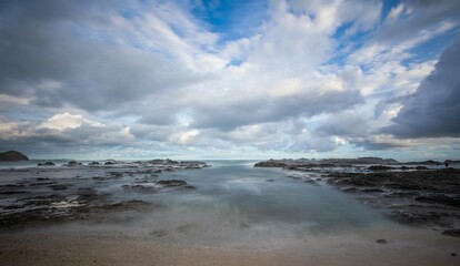 Sky, sea and rocks