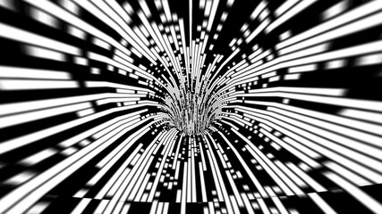 Driving through the bit stream digital pixel tunnel