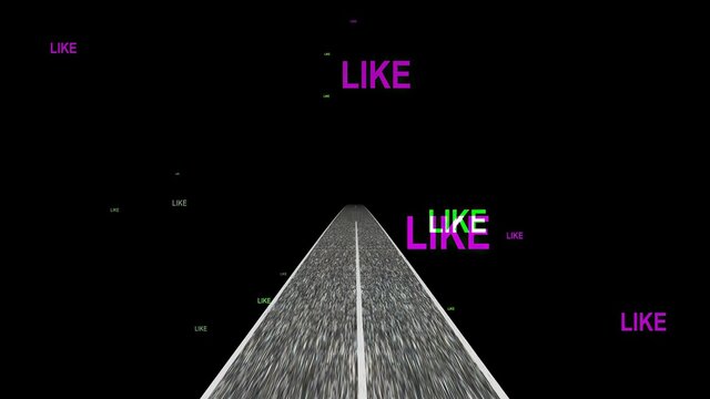 Driving through the world of social media