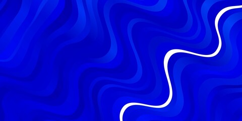 Light BLUE vector pattern with curves.