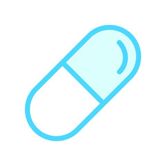Illustration Vector Graphic of Capsule icon