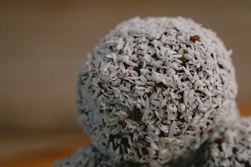 chocolate and coconut truffles