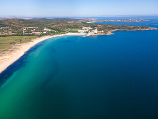 Fototapeta na wymiar Aerial view of The Driver Beach (Alepu), Bulgaria