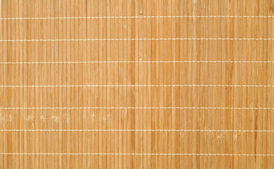 pattern of blank brown bamboo mat for background