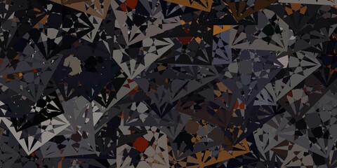 Light Yellow vector layout with triangle forms.