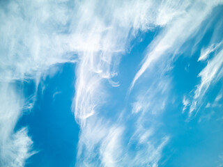 beautiful sky for background on  bright white day
