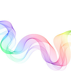 Colored bright  wave. Presentation template. Design element. eps 10