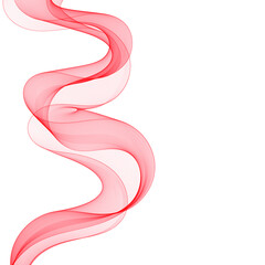 Abstract red lines. background. Red smoky wave. eps 10